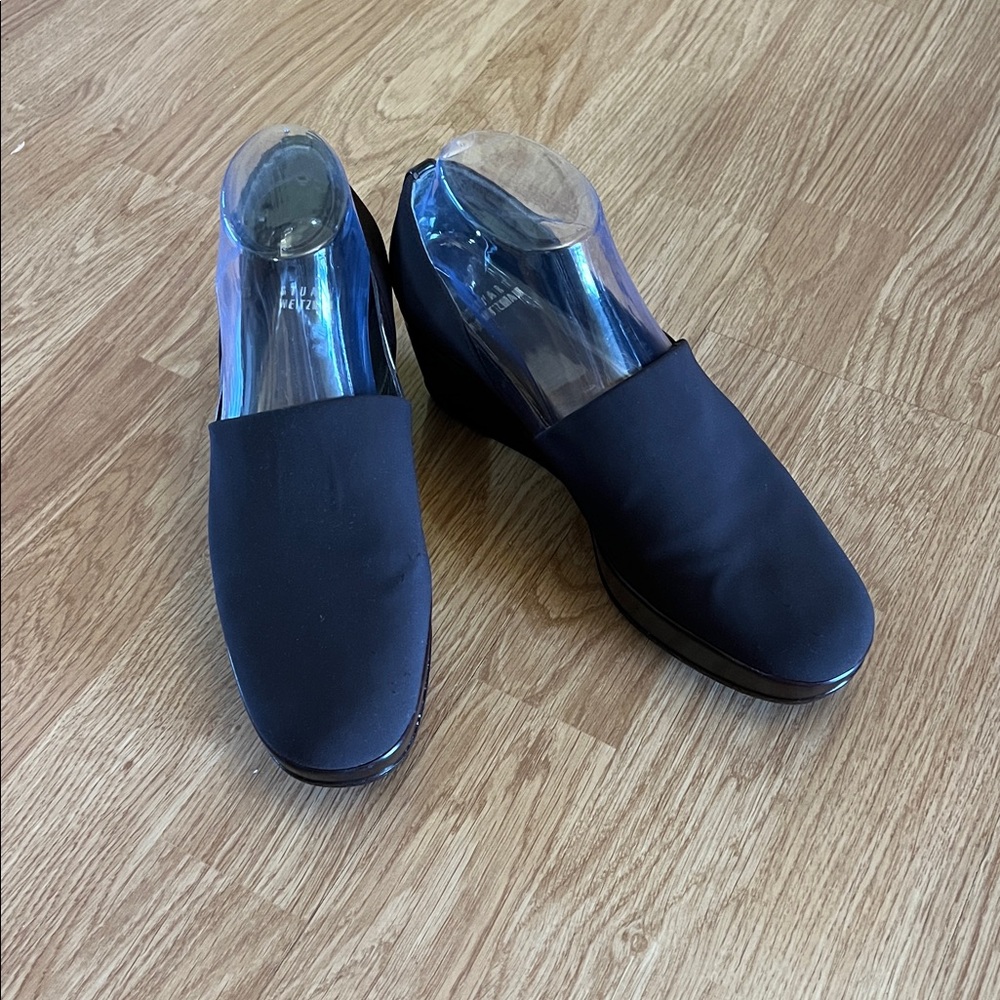 Stuart Weitzman Brown Wedge Slip-on Shoes Size 8